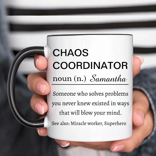 Mug Coordinateur du Chaos (Créateur téléchargé)