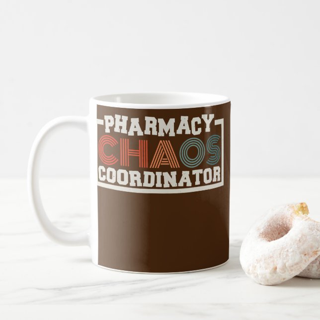 Mug Coordinateur du Chaos Pharmacie Technologie pilule (Avec donut)