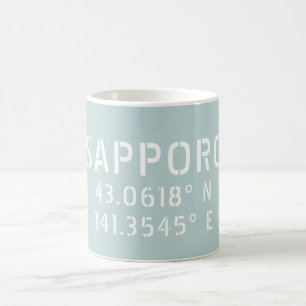 Mug Coordonnées de la latitude et de la longitude de S