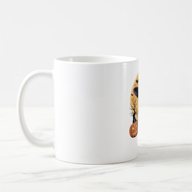 Mug Copie de crânes de chat Déplaisant mignon Kitty Go (Gauche)