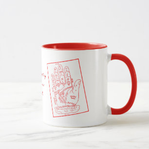 Mug Copie de main de Destin-Chiromancie