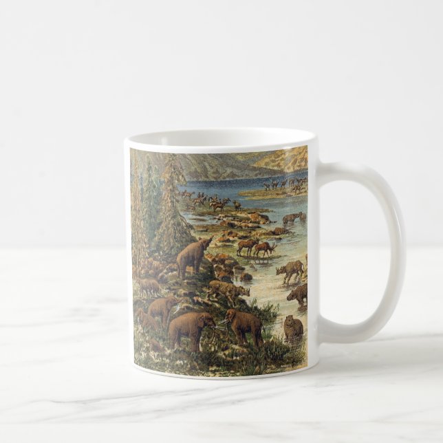 Mug Copie pléistocène d'antiquité d'ère (Droite)