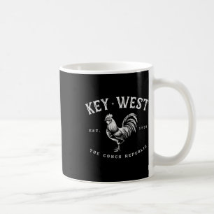Mug Coq de Key West drôle Poulet Lever de soleil Pêche