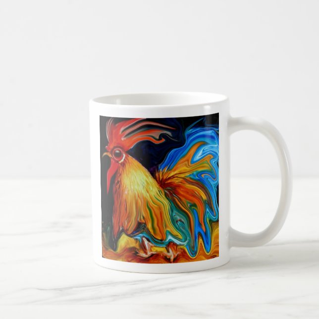Mug coq liquide, coq liquide (Droite)