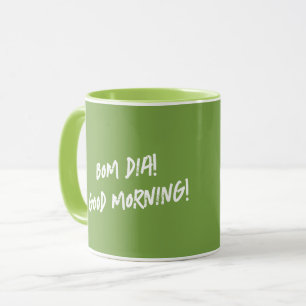 Mug Coq portugais Bom dia - Citation du matin