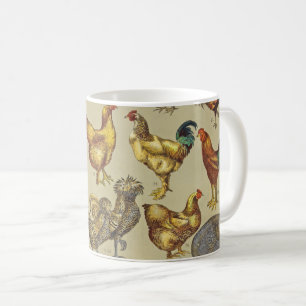Mug Coq Poulet de la ferme Volaille animale Pays