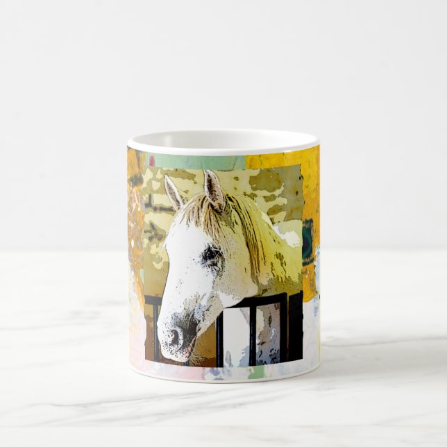 Mug Coque iphone de peinture de cheval (Centre)