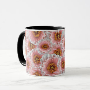 Mug coquelicots roses