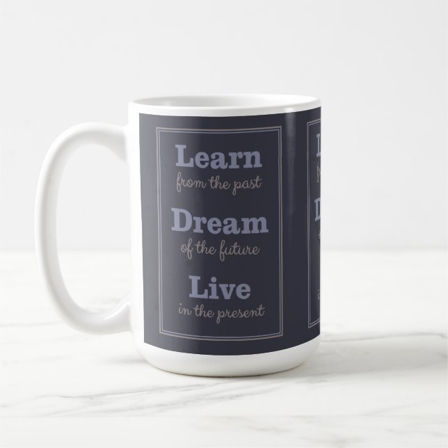 Mug Coques de devis motivationnelles (Gauche)