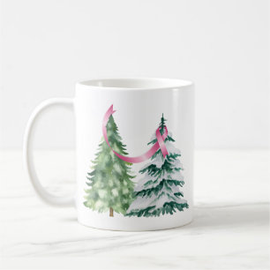 Mug Coquette Arbre de Noël, Sensibilisation au cancer 