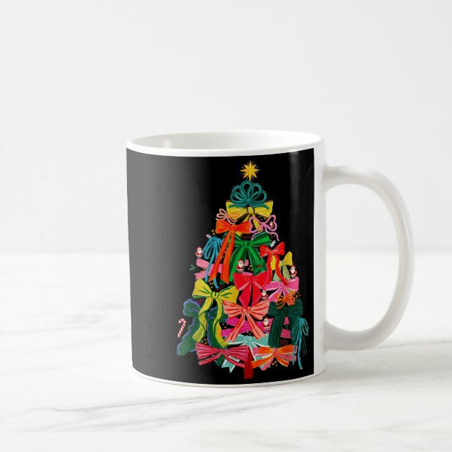 Mug Coquette Bow Christmas Tree Xmas Holiday Girly Out (Droite)
