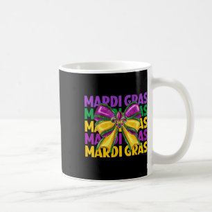 Mug Coquette Bow Mardi Gras Costume Femmes Filles Enfa