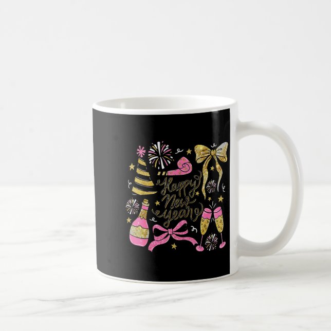 Mug Coquette Happy New Year 2026 Champagne New Year's  (Droite)
