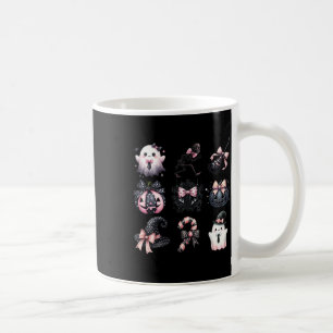 Mug Coquette mignonne Halloween vaches rose noire Hall