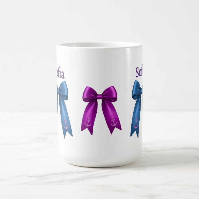 Mug Coquette Nautical Bow! (Centre)