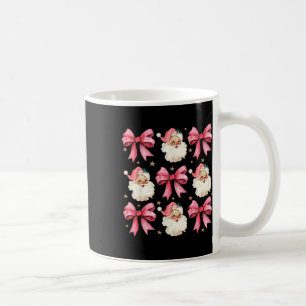 Mug Coquette Rose Bows mignonne Père Noël Fille de Noë