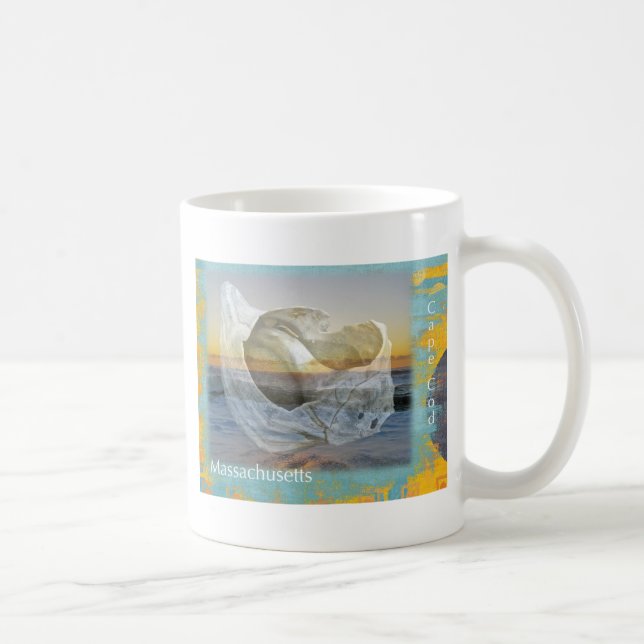 Mug Coquillage & Surf - Massachusetts Cape Cod (Droite)