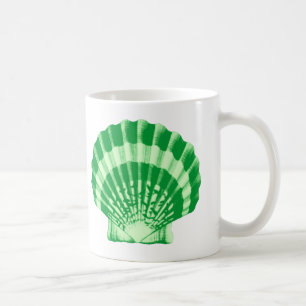 Mug Coquillage - vert émeraude