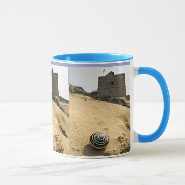 Mug Coquille et tour, Gozo, Malte (Droite)
