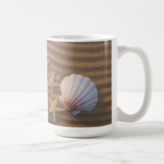 Mug Coquilles et étoiles de mer de mer (Droite)