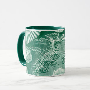 Mug Coquilles Téléostéens et poissons vintage par Erns