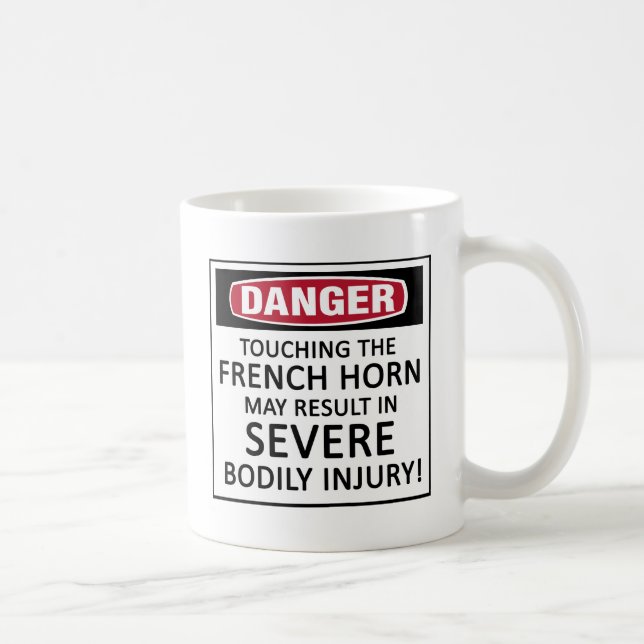 Mug Cor de harmonie de danger (Droite)
