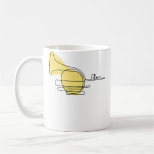 Mug Cor d'une ligne musicien orchestre symphonique fra