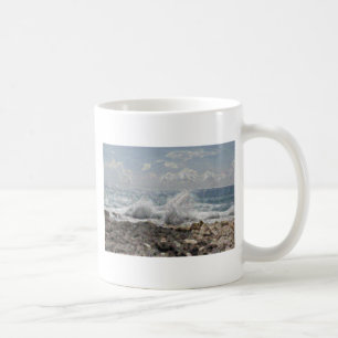 Mug Corail et vagues