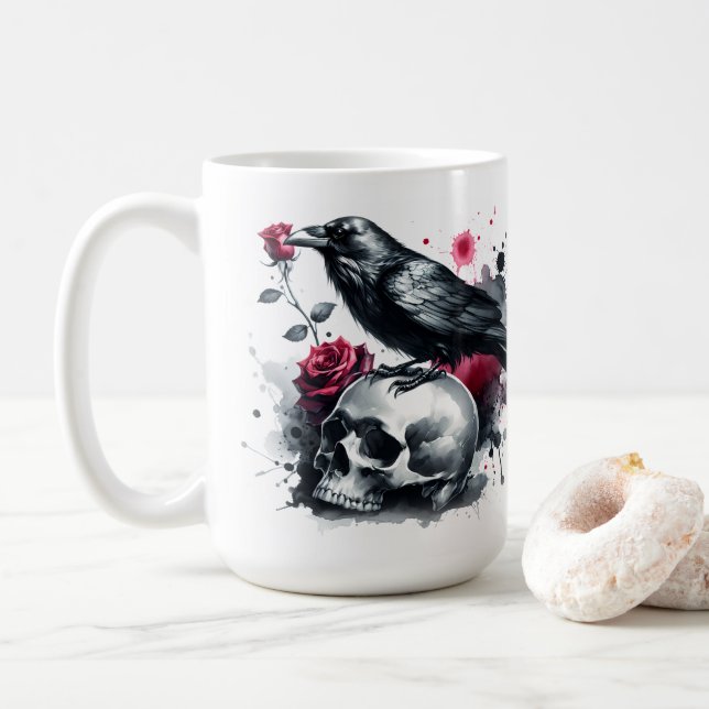 Mug Corbeau (Avec donut)