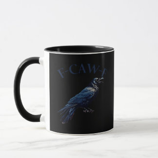 Mug Corbeau, F-Caw-F Drôle D'oiseau Créatif Décontract