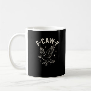 Mug Corbeau F-Caw-F Oiseau Drôle Lune Gothique Humour