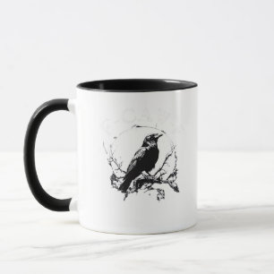 Mug Corbeau, F-Caw-F Oiseau Drôle Tendance Drôle