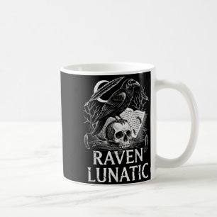 Mug Corbeau lunatique citation drôle de littérature cl