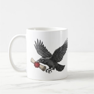 Mug Corbeau messager Dark Macabre Art Amour gothique
