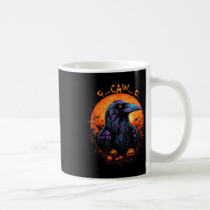 Mug Corbeau noir, F-caw-f Drôle d'oiseau noir Lune Got
