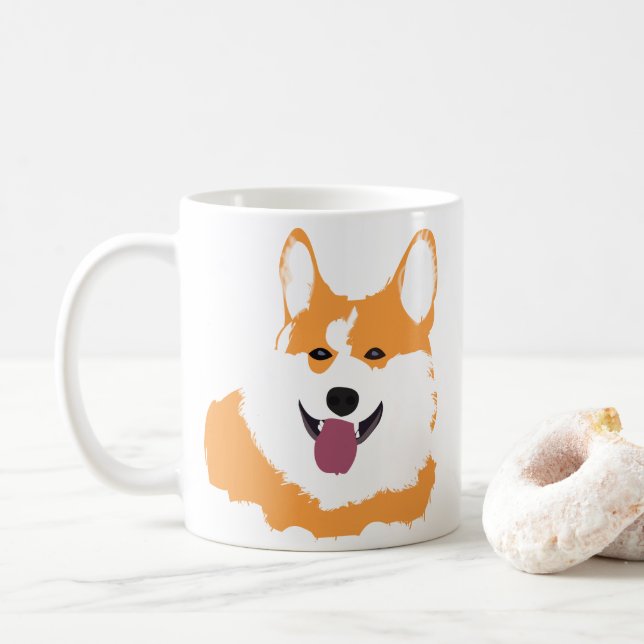 Mug Corgi chien animal (Avec donut)