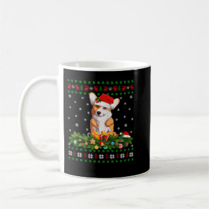 Mug Corgi Chien Père Noël Joyeux Corgmas Gros Sueur de