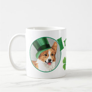 Mug Corgi de Gallois de Pembroke du jour de St Patrick