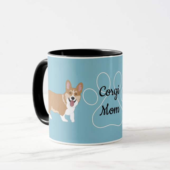 Mug Corgi Maman (Devant gauche)