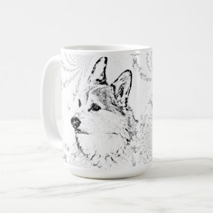 Mug Corgi motif
