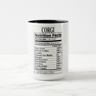 Mug Corgi Nutrition Facts
