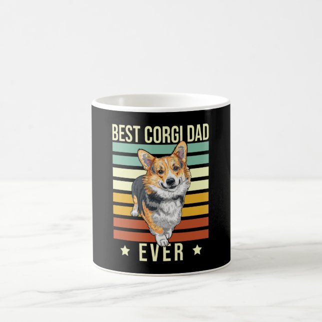 Mug Corgi papa meilleur Corgi jamais (Centre)