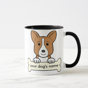 Mug Corgi personnalisé de Gallois de cardigan