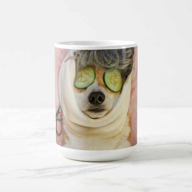 Mug Corgi Spa Day (Centre)