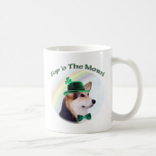 Mug Corgi Top of the Morn'; Corgi St. Patrick's day