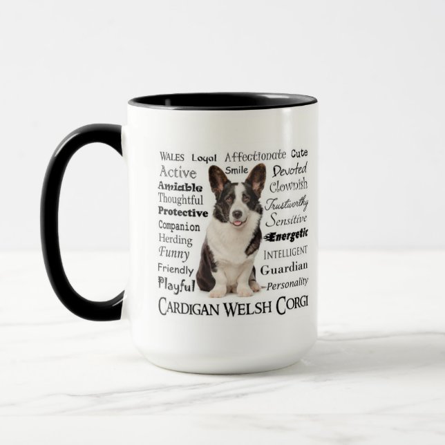 Mug Corgi Traits (Gauche)