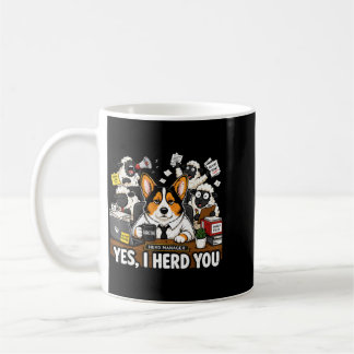 Mug Corgi tricolore troupeau Pembroke Welsh Corgi drôl
