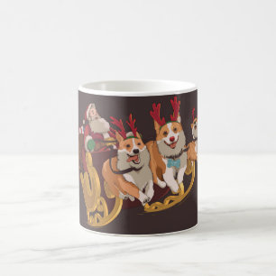 Mug Corgis de Noël