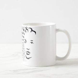 Mug Corneilles de vol ou illusion optique de visage