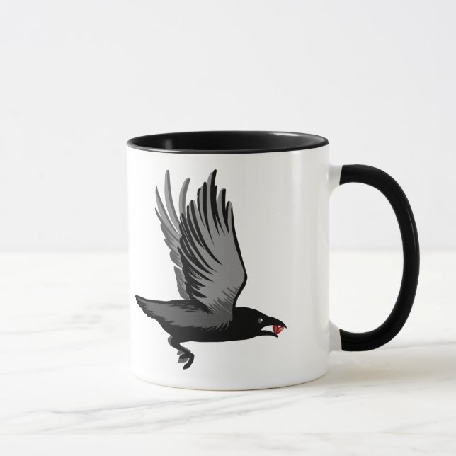 Mug Corneilles et coeurs (Droite)